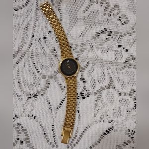 WORKING Rare Belair Gold Diamond Accent Swiss Movement Watch